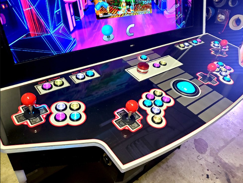 Paradox Arcades | FTL - Colossus - XL | 43" 4K Monitor | 4 - Player | Premium Edition | Wi - Fi Remote Support | Wireless Keyboard | Arcade Machine