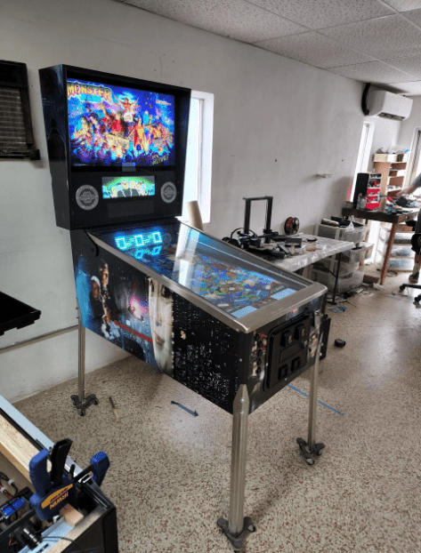 Pinball King | Kracken Plus | 43 - inch 4K Playfield | Virtual Pinball Machine | Tactile Speaker