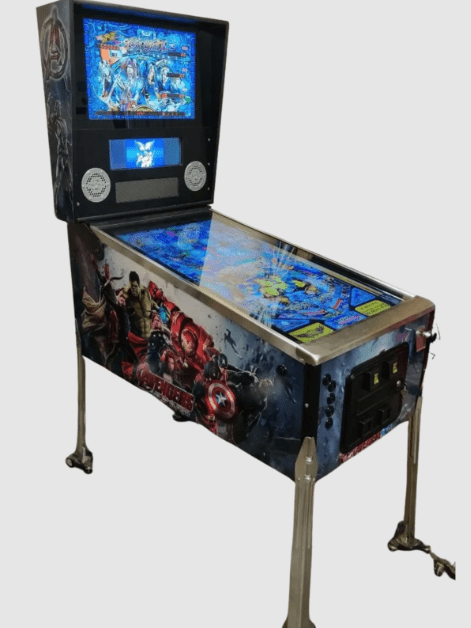 Pinball King | Medusa Plus | 43-inch 4K Playfield | Virtual Pinball Machine | Stainless Steel Rails