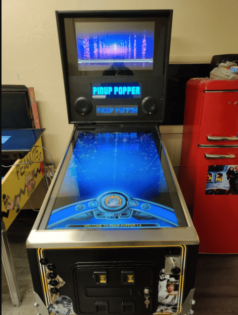 Pinball King | Medusa Plus | 43 - inch 4K Playfield | Virtual Pinball Machine | Stainless Steel Rails