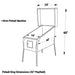 Pinball King | Siren | 32 - inch Playfield | Virtual Pinball Machine | Aluminum Rails