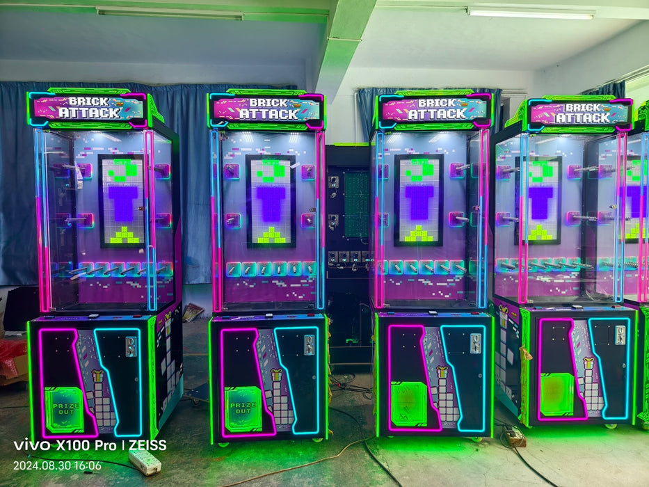 Pipeline Games | Brick Attack| 31" | Prize Game | Metal Cabinet