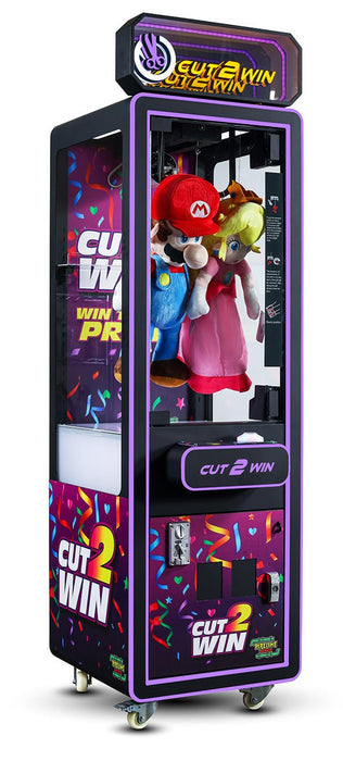 Pipeline Games | Cut 2 Win | 24"| Mini Arcade Game | Metallic Cabinet