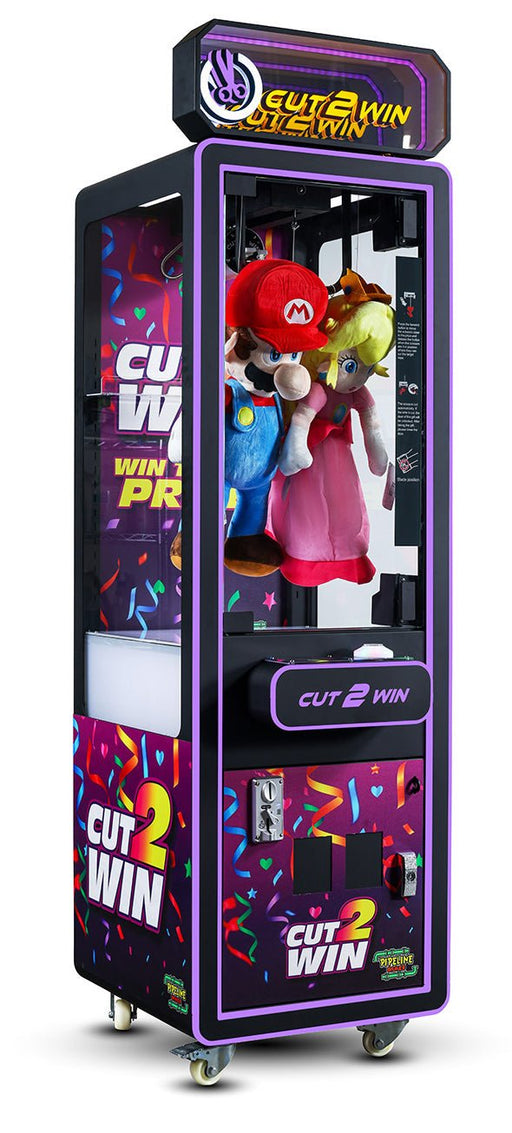 Pipeline Games | Cut 2 Win | 24"| Mini Arcade Game | Metallic Cabinet