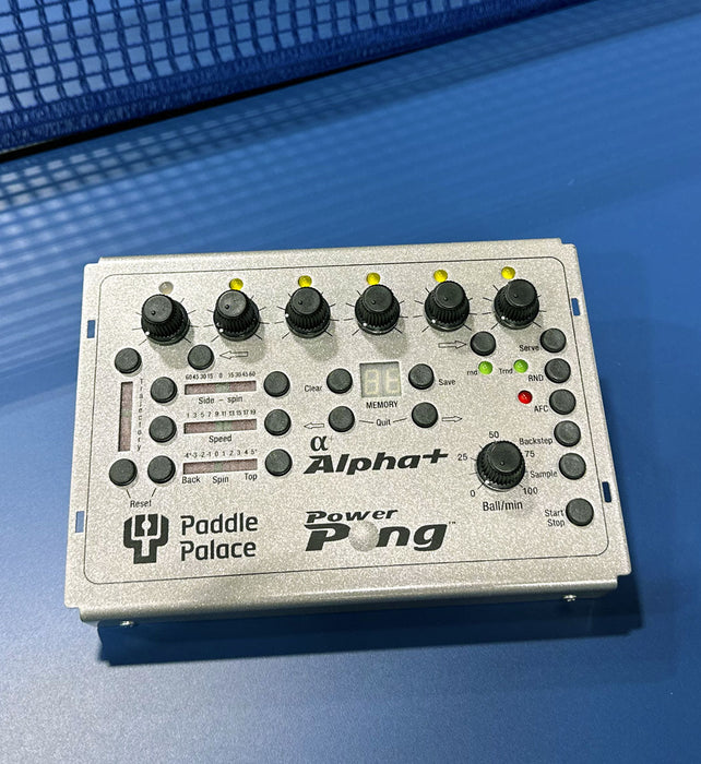 Power Pong Alpha Plus | 30 Pre - programmed drills included