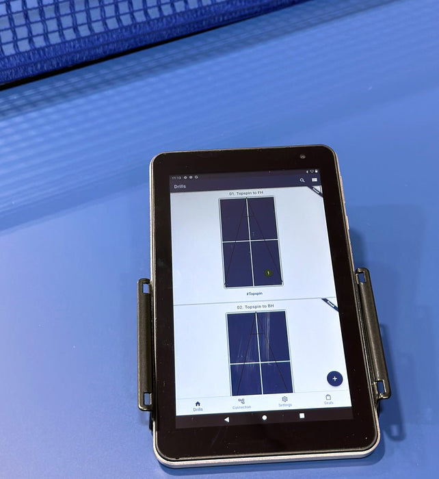 Power Pong Omega | Android Tablet included | contains 45 pre - programmed drills