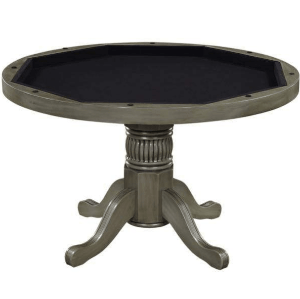 RAM Game Room | 48" 2 - in - 1 | Round | Poker Table | 4 - 6 Players | Cup Holders