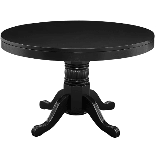 RAM Game Room | 48" 2 - in - 1 | Round | Poker Table | 4 - 6 Players | Cup Holders