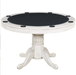 RAM Game Room | 48" 2 - in - 1 | Round | Poker Table | 4 - 6 Players | Cup Holders