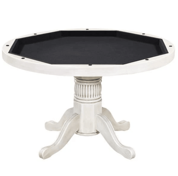 RAM Game Room | 48" 2 - in - 1 | Round | Poker Table | 4 - 6 Players | Cup Holders