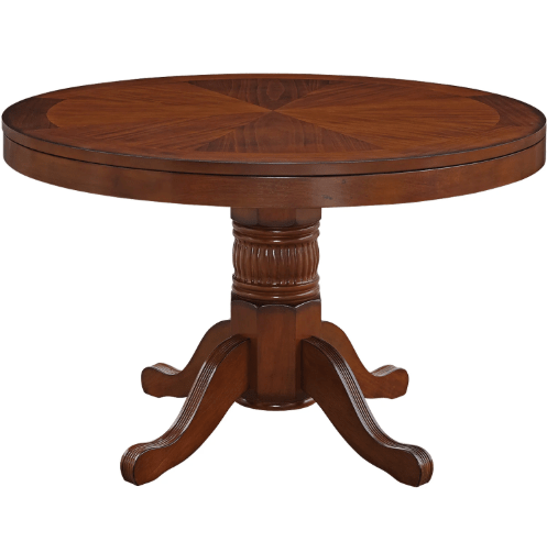 RAM Game Room | 48" 2 - in - 1 | Round | Poker Table | 4 - 6 Players | Cup Holders