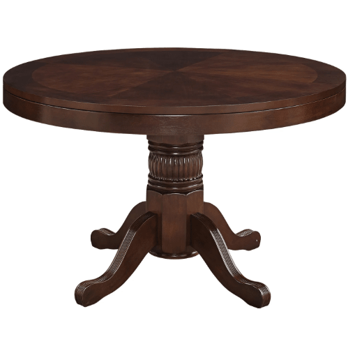 RAM Game Room | 48" 2 - in - 1 | Round | Poker Table | 4 - 6 Players | Cup Holders