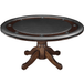 RAM Game Room | 60" 2 in 1 | Round | 4 - 6 Players | Poker and Dining Table