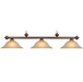 RAM Game Room | 60" | Oil-Rubbed Bronze Finish | 3-Light Billiard Fixture