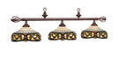 RAM Game Room | Harmony | 60" | Stained Glass | 3 - Shade Billiard Light Fixture