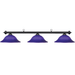 RAM Game Room | Marseilles | 60" | Painted Glass Shades | 3-Light Billiard Fixture