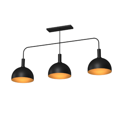 RAM Game Room | Prohibition Series | Bootlegger| 56" | 3 - Metal Shade Light Fixture