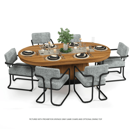 RAM Game Room | Prohibition Series | Texas Hold'Em | Cup Holders| Poker Table