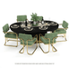 RAM Game Room | Prohibition Series | Texas Hold'Em | Cup Holders| Poker Table