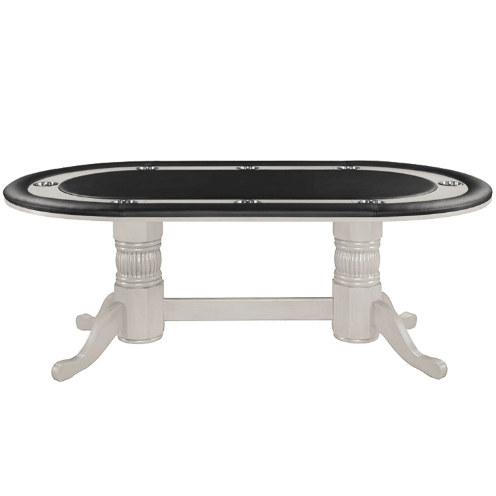 RAM Game Room | Texas Hold'Em | 80" | Wooden Frame | Stainless Steel Cup Holders | Poker Table