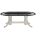 RAM Game Room | Texas Hold'Em | 80" | Wooden Frame | Stainless Steel Cup Holders | Poker Table