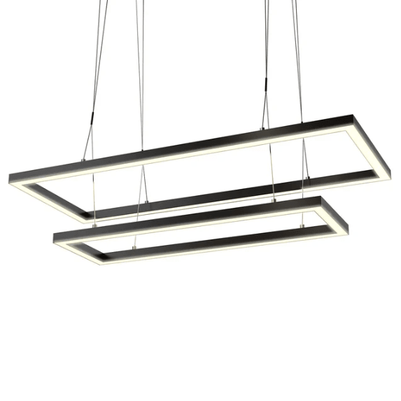 RAM Gameroom | 58" | Double Rectangular LED | Game Table Light Fixture