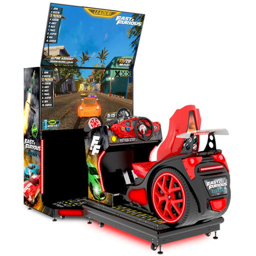 Raw Thrills | Fast & Furious Arcade Motion | Single Seat - Dual Seat With Marquee Options