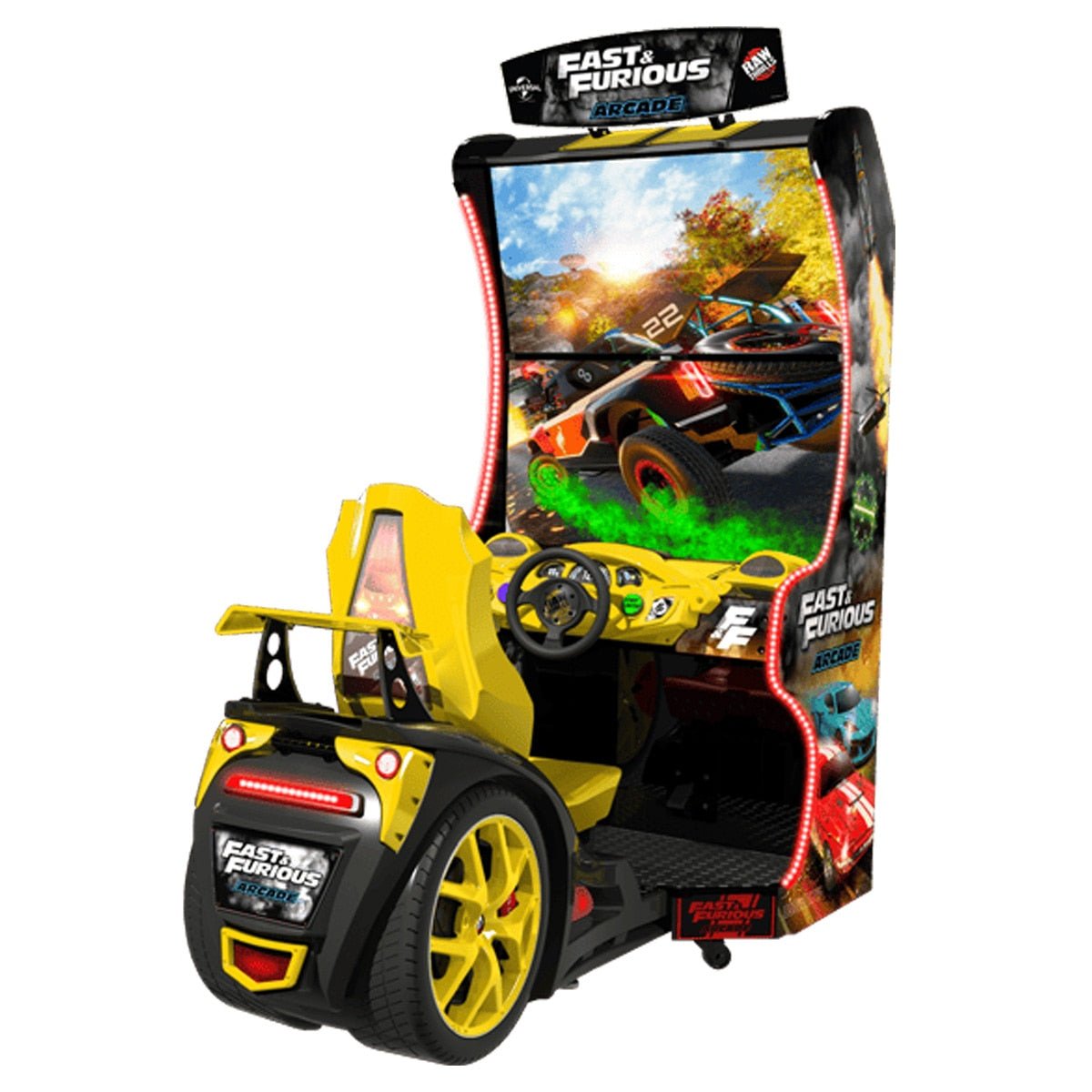 Raw Thrills | Fast & Furious Arcade Standard | Single Seat - Dual Seat ...