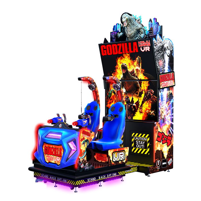 Raw Thrills | Godzilla Kaiju Wars | VR | Immersive & Cinematic Game Play | Earthshake Audio