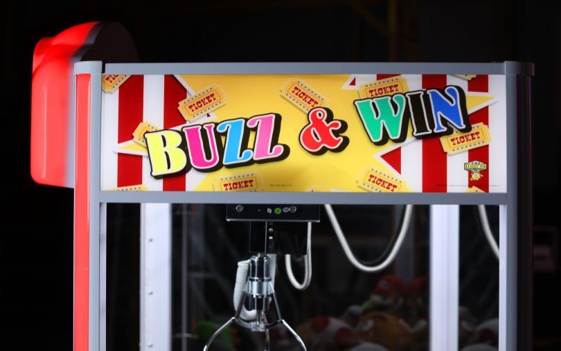 Really Big Crane | Buzz and Win | 36" | Customizable | Crane Claw Machine