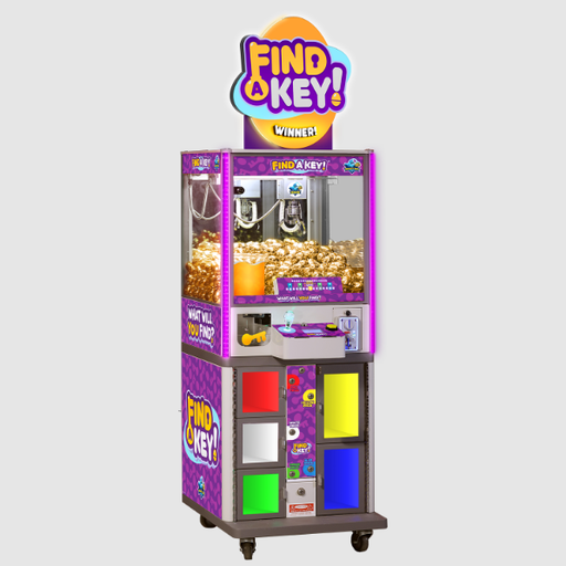 Really Big Crane | Find A Key | 300 Prize - Filed Gold Eggs (Included) | All Metal Cabinet | Arcade Crane Claw Machine
