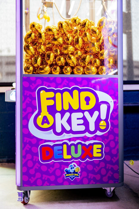 Really Big Crane | Find A Key Deluxe | 500 Prize - Filled Gold Eggs(Included) | Eye - Catching Cabinet | Arcade Crane Claw Machine|