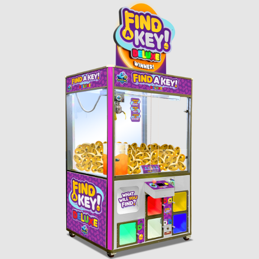 Really Big Crane | Find A Key Deluxe | 500 Prize - Filled Gold Eggs(Included) | Eye - Catching Cabinet | Arcade Crane Claw Machine|