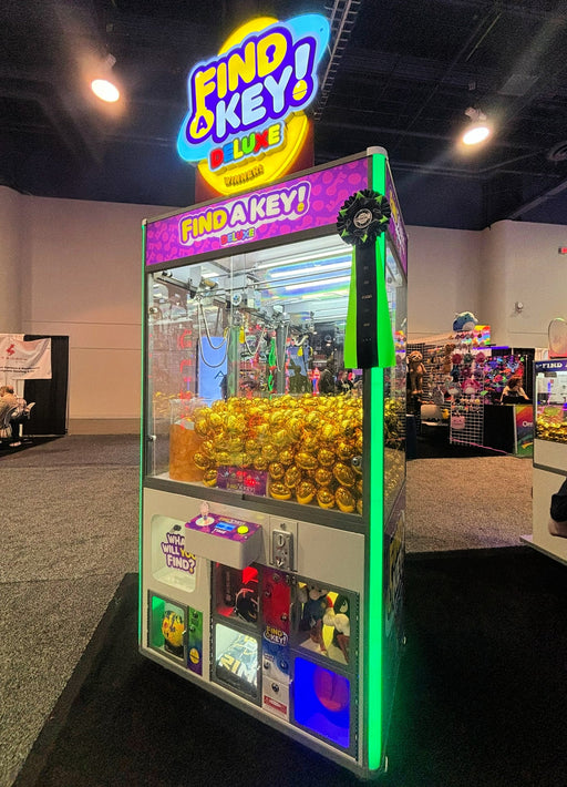 Really Big Crane | Find A Key Deluxe | 500 Prize - Filled Gold Eggs(Included) | Eye - Catching Cabinet | Arcade Crane Claw Machine|