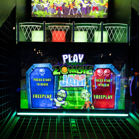 Really Big Crane | Zombie Jam | 42 - inch Video Screen | Basketball Arcade Game