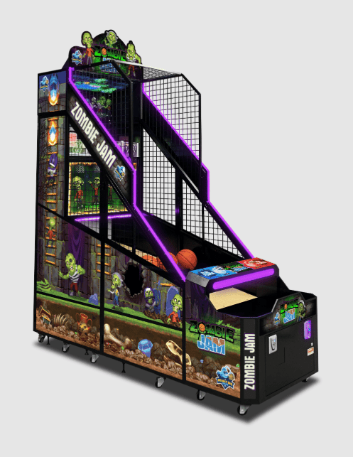 Really Big Crane | Zombie Jam | 42 - inch Video Screen | Basketball Arcade Game