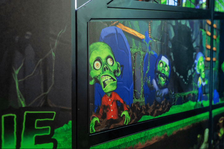Really Big Crane | Zombie Jam | 42 - inch Video Screen | Basketball Arcade Game