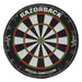 Viper Razorback Sisal/Bristle Dartboard with 22 Gram Steel Tip Darts, Laser Dart Throwline, Round Wall Defender & Small Chalk Scoreboard Darts Viper 