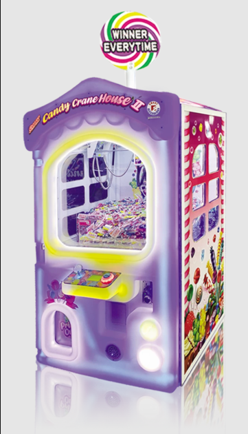 Smart Industries | Candy Crane House 2 | Arcade Crane Claw Machine | Lollipop Topper