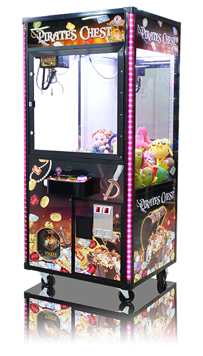 Smart Industries | Pirates Chest | 31"| Arcade Crane Claw Machine | LCD Display