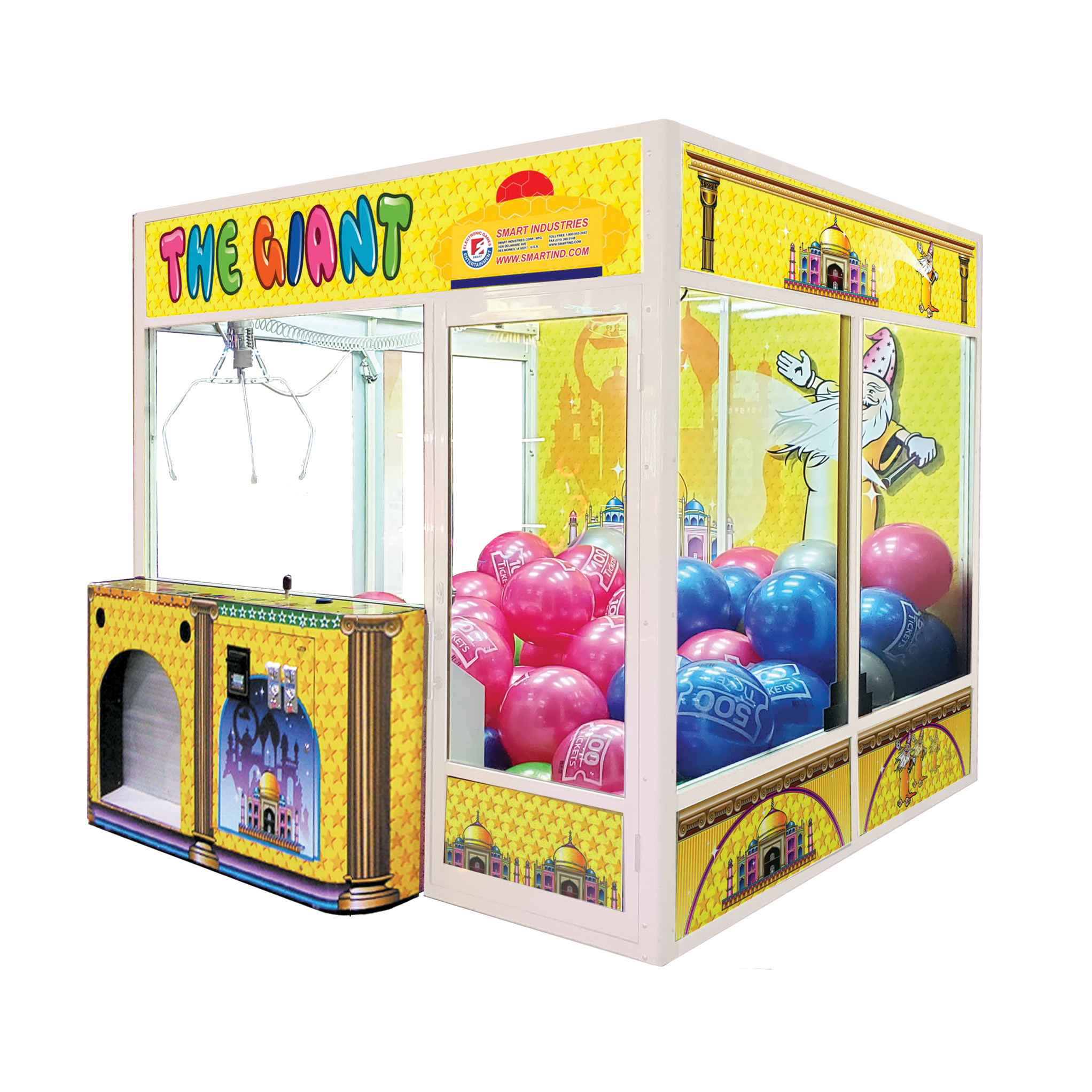 Smart Industries | The Giant Wizard Package | Arcade Crane Claw Machin ...