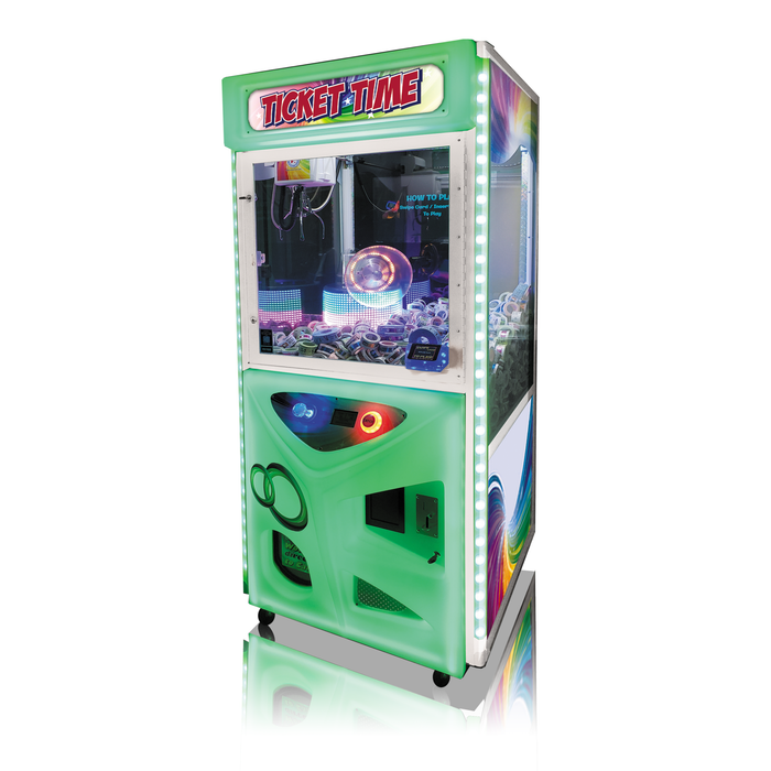 Smart Industries | Ticket Time Reload Extreme| 31" | Arcade Crane Claw Machine | Spinning Bowl | Auto Reload