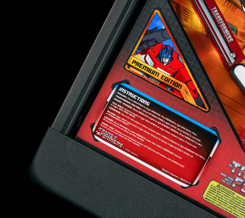 Stern | Transformers: More Than Meet The Eye | Premium Edition | Pinball Machine