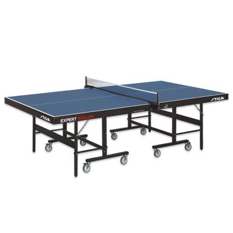 Stiga Expert Roller CSS | Space Saver | Indoor Table |25mm Top | Blue | ITTF approved