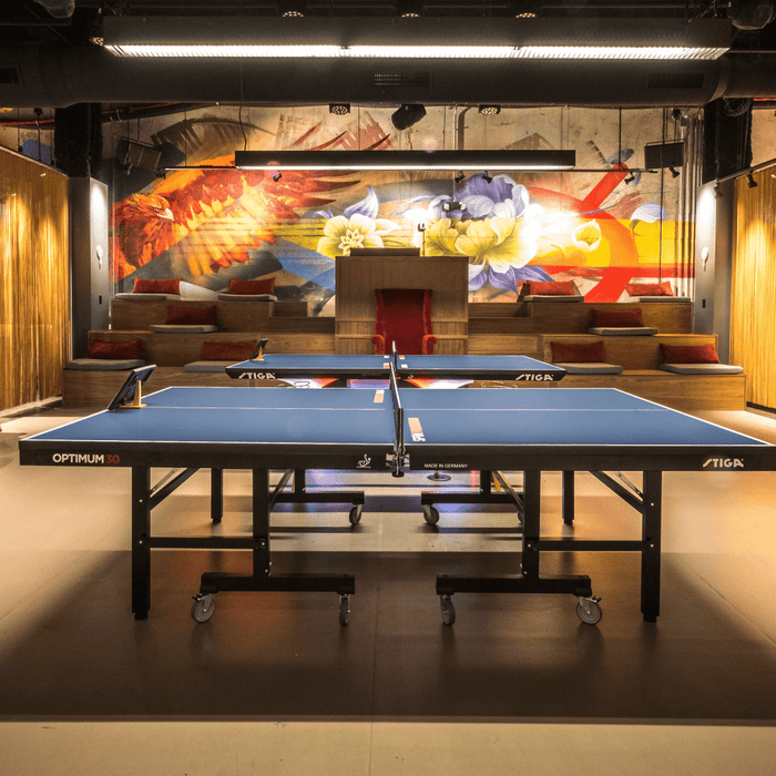Stiga Optimum 30 Ping Pong Tennis Table |Very Durable | ITTF approved| Indoor table |30mm Top | Blue