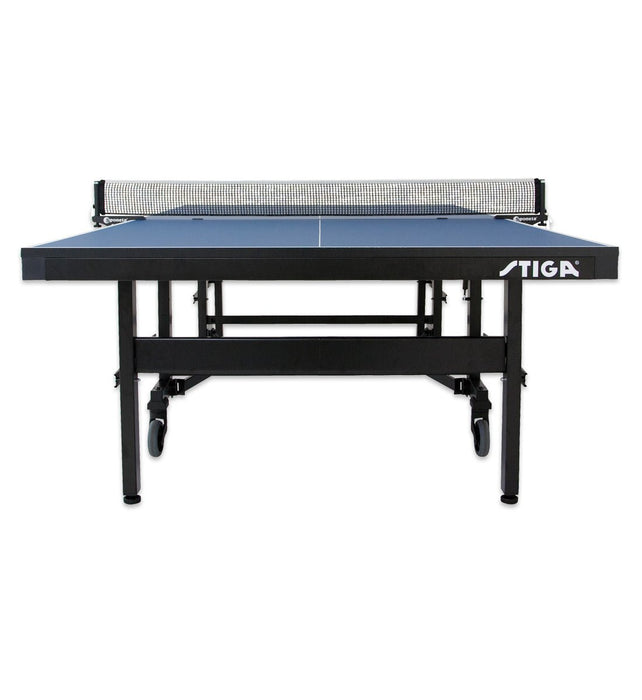 Stiga Premium Compact Table | Blue | ITTF approved| Indoor table |25mm Top | Foldable