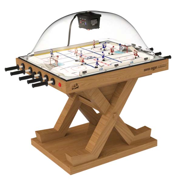 ICE Games | Super Chexx Premium| NCAA Licensed| Bubble Hockey Table