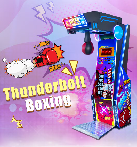 Thunderbolt Boxing Punching Machine Game