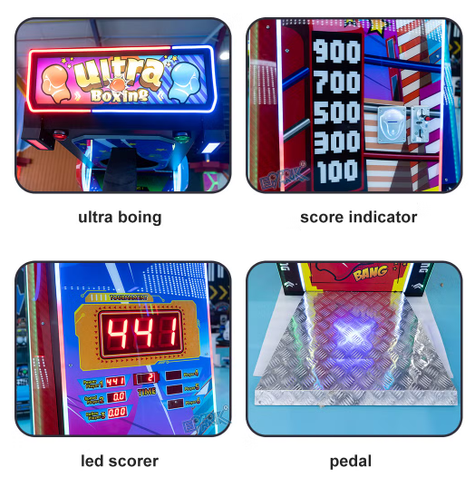 Thunderbolt Boxing Punching Machine Game