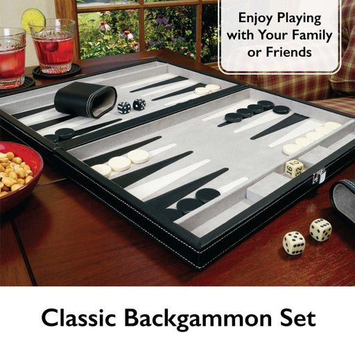 Mainstreet Classics Classic 15" Backgammon Set